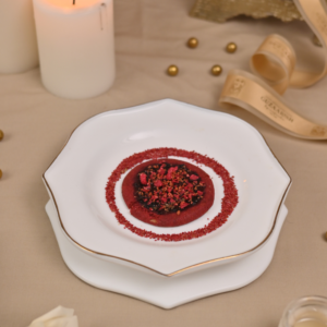 Red Velvet Cookie with Chocolate Crème